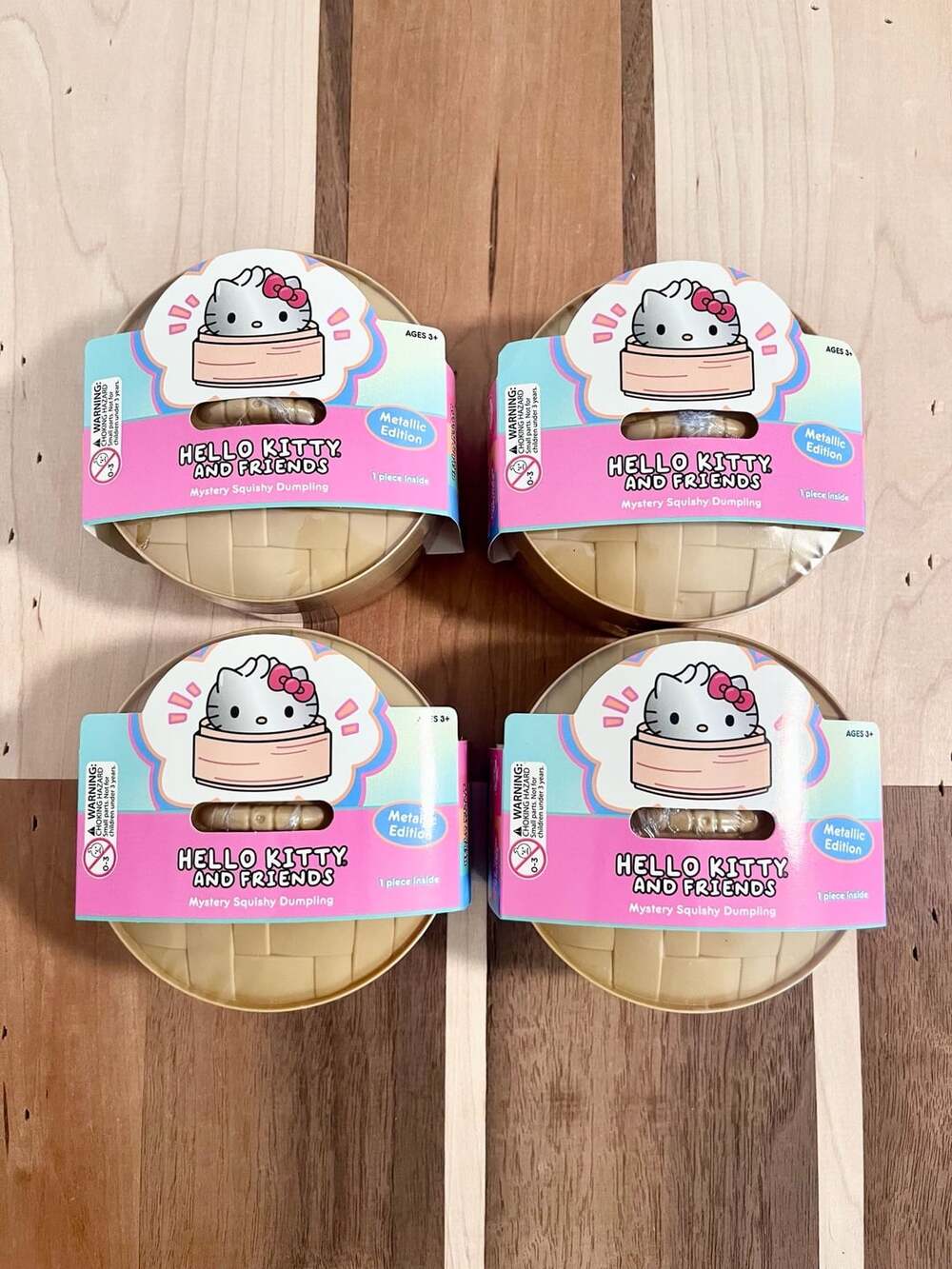 Sanrio Hello Kitty And Friends Mystery Squishy Dumpling Metallic Edition Lot